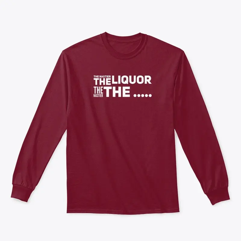 Men's Liquor White Ink