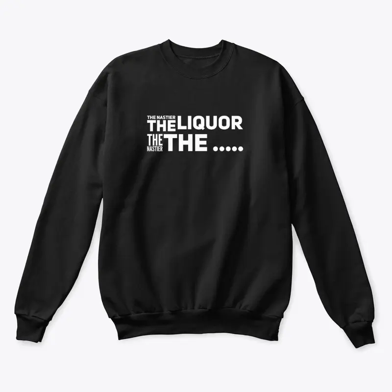 Men's Liquor White Ink